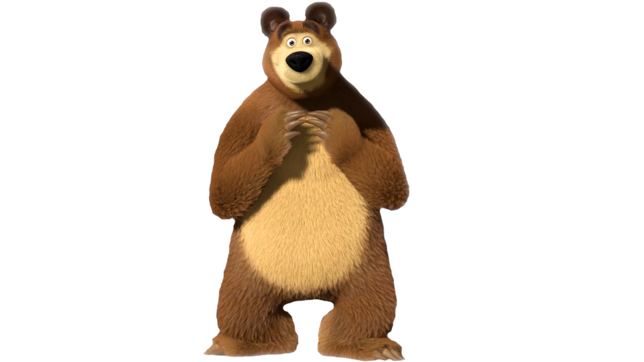 Masha and the bear clipart