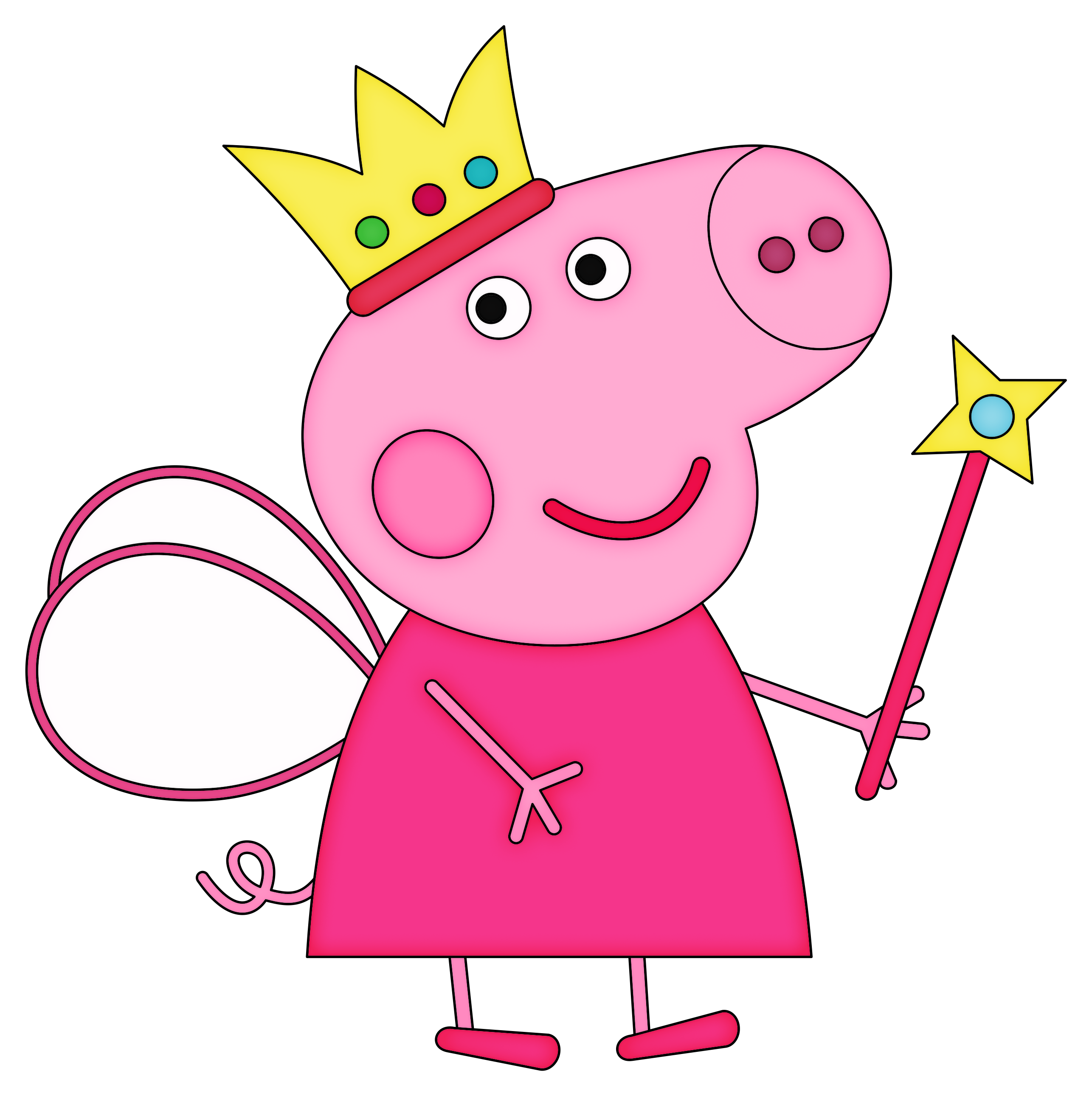 Свинка Пеппа. Свинка Пеппа принцесса. Персонажи мультфильма Свинка Пеппа. Свинка Пеппа персонажи на белом фоне Джордж.