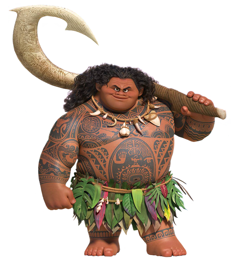 Мауи из мультфильма "Моана" (30 фото) .