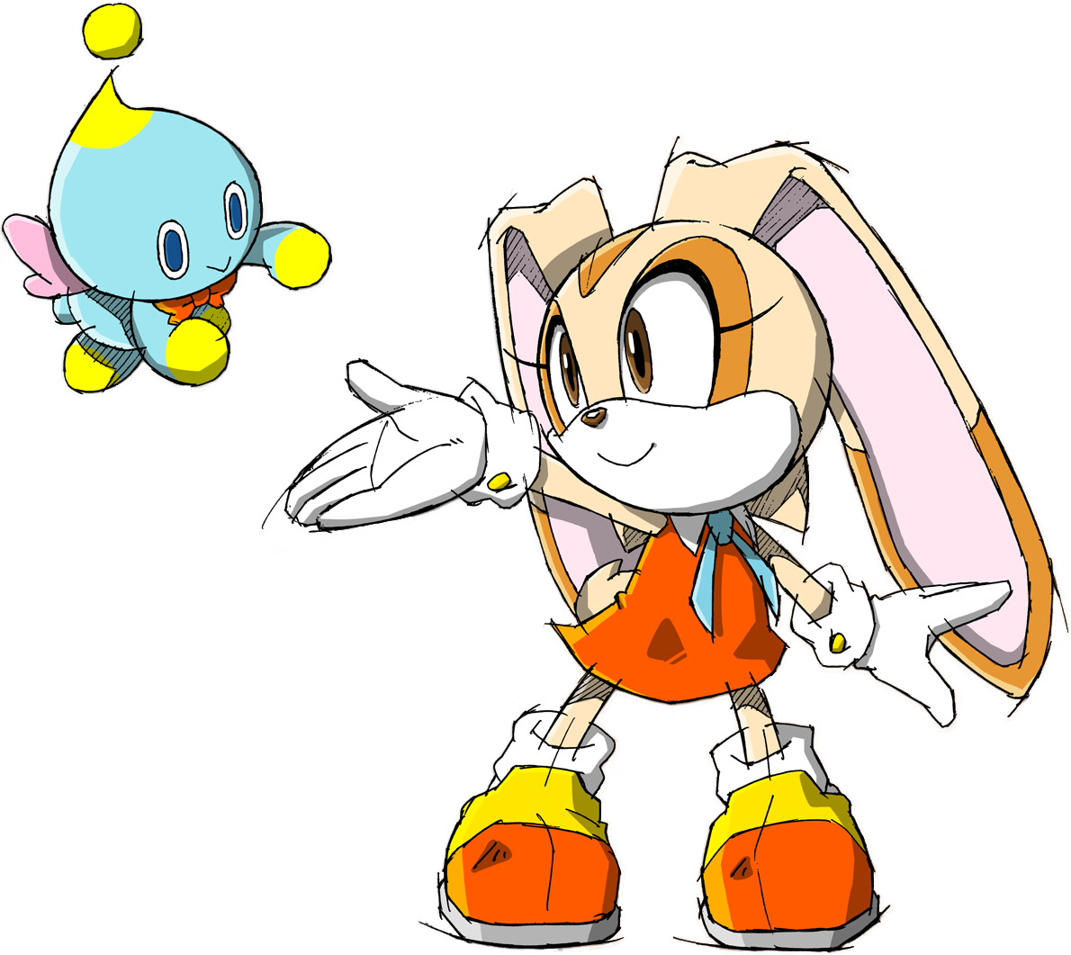 Sonic rabbit. Крольчиха Крим из Соника бум. Соник Крим и чиз. Соник бум Крим. Sonic Cream the Rabbit.